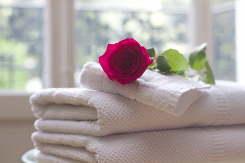 hotel-ST RAPHAEL-min_towel_rose_clean_care_salon_spa_white_bath-731641